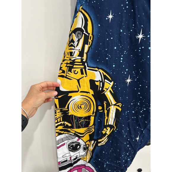 Star Wars  Knit Capri Pajama Pants Navy Blue Plus Size 3X Novelty Sleepwear NWT - Picture 4 of 13